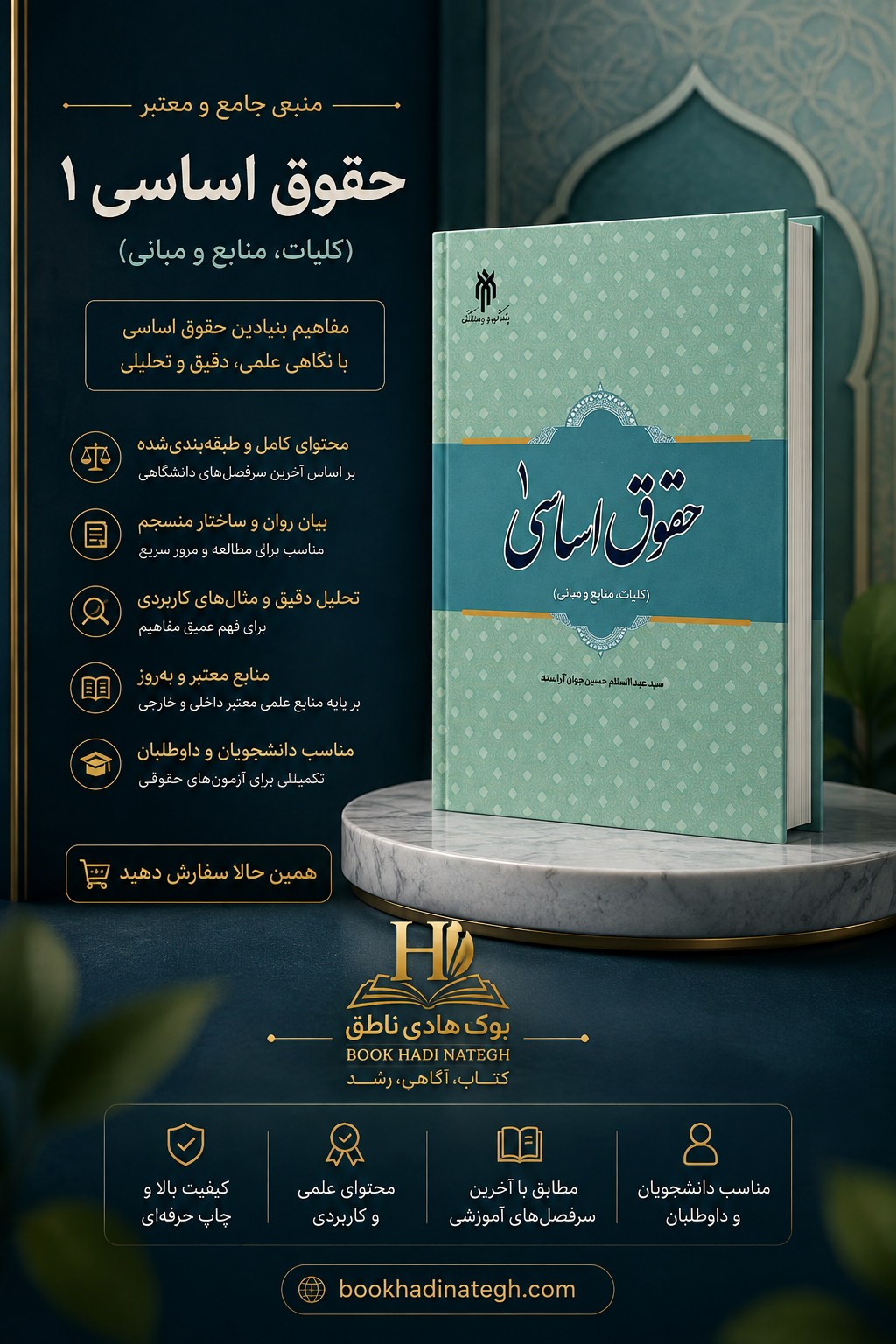 حقوق اساسی 1 | حجت الاسلام دکتر حسین جوان آراسته
