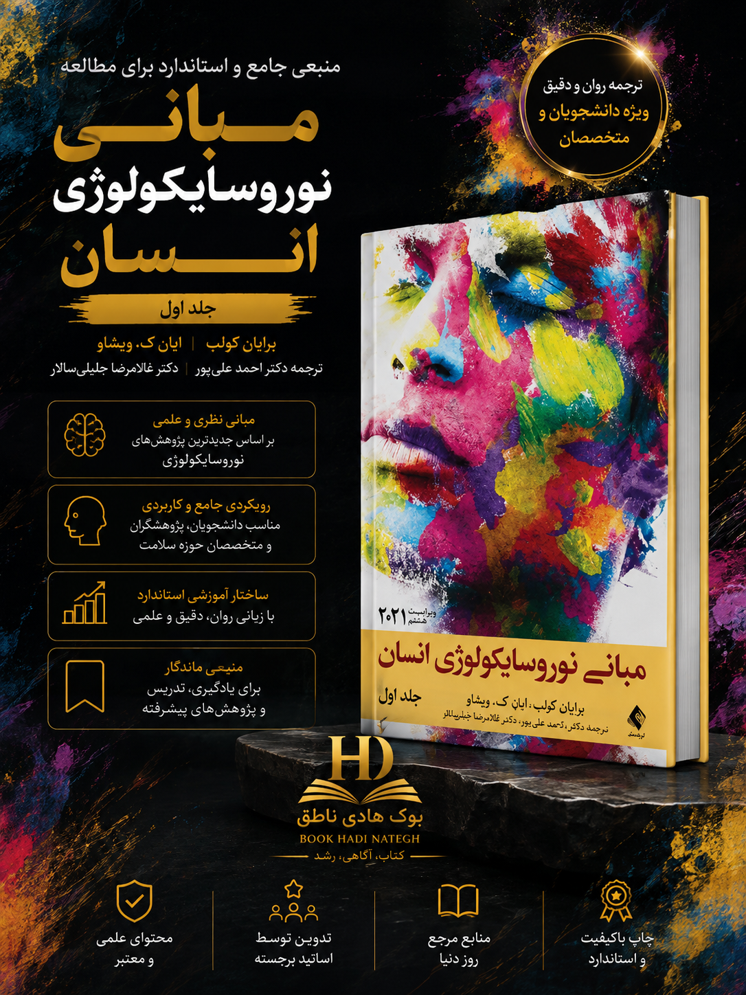 مبانی نوروسایکولوژی انسان جلد اول | برایان کلب, یان کیو ویشاو