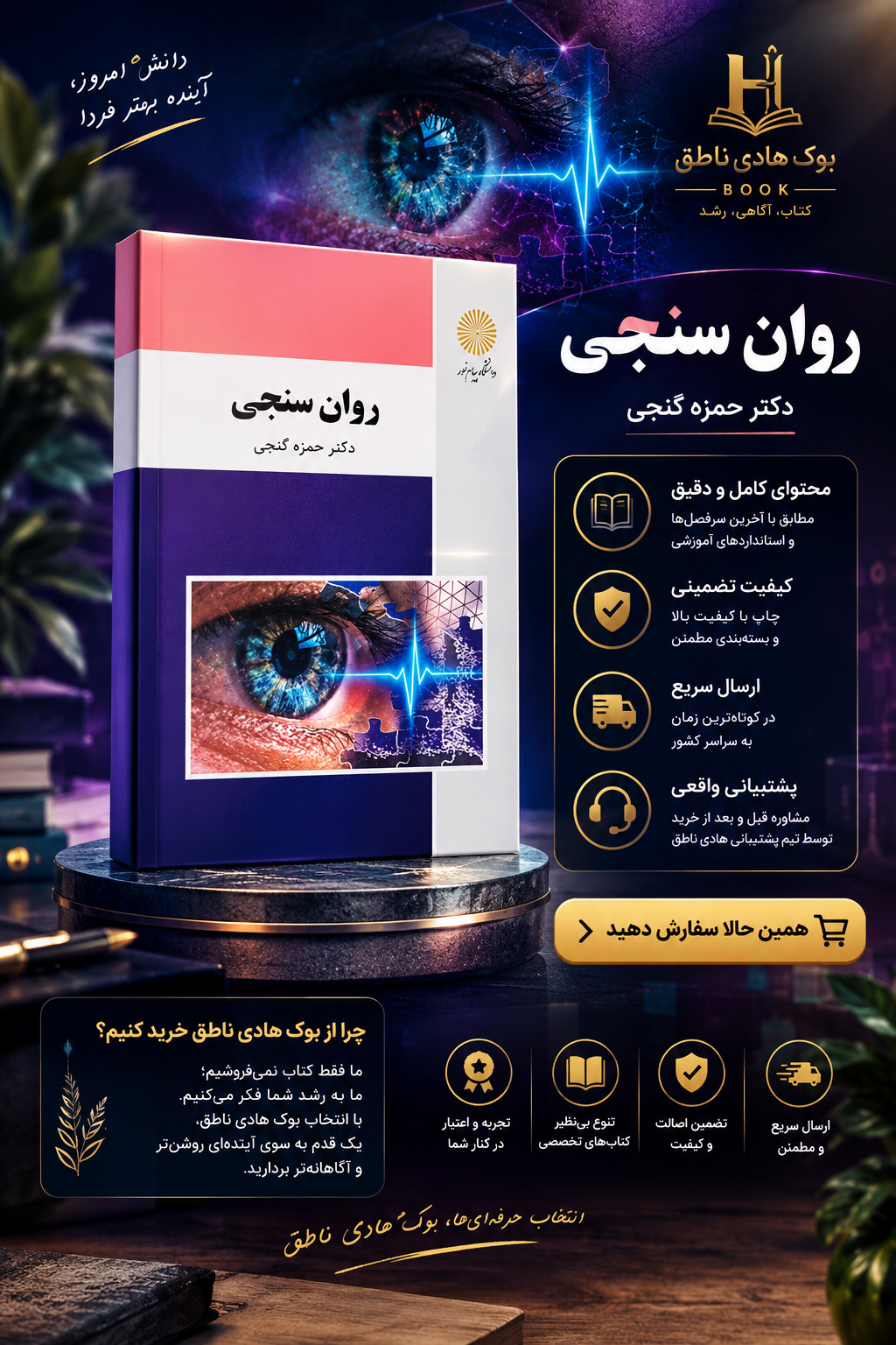 روانسنجی – حمزه گنجی (پیام نور)